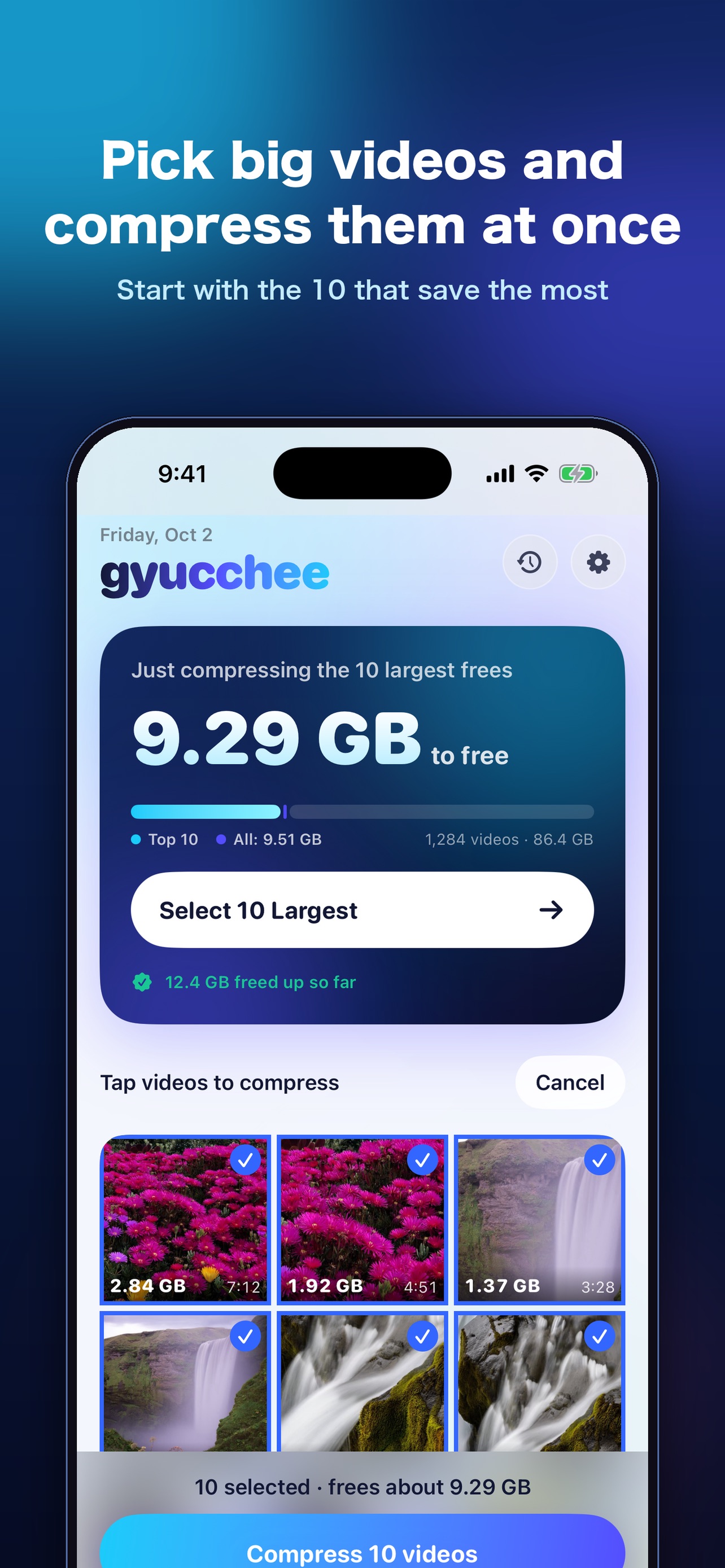 Screenshot 4 of Gyucchee - Video Compressor
