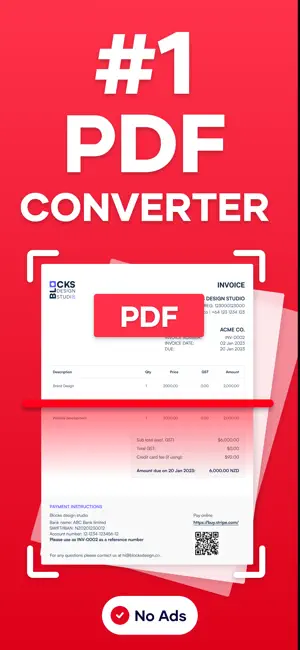 Picture to PDF Files Converter screenshot 1