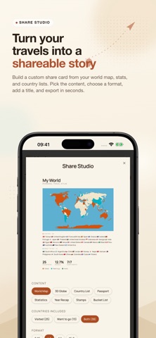 Maplora: Travel Map Tracker Screenshot 6 of 8
