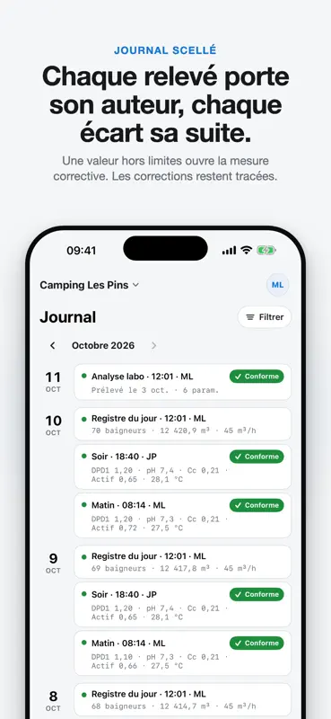 Splashlog : Carnet Piscine screenshot 5 of 5