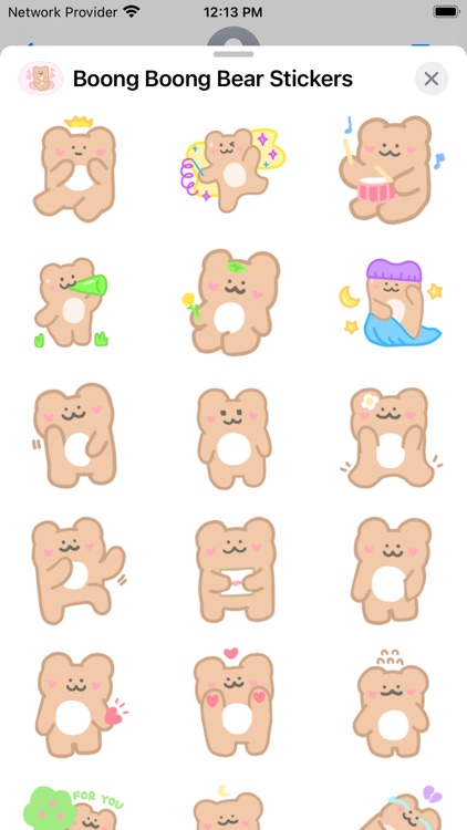 Boong Boong Bear Stickers screenshot-3