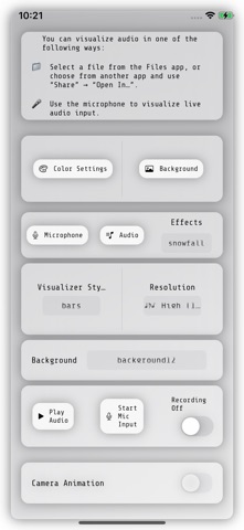 AudioViz screenshot