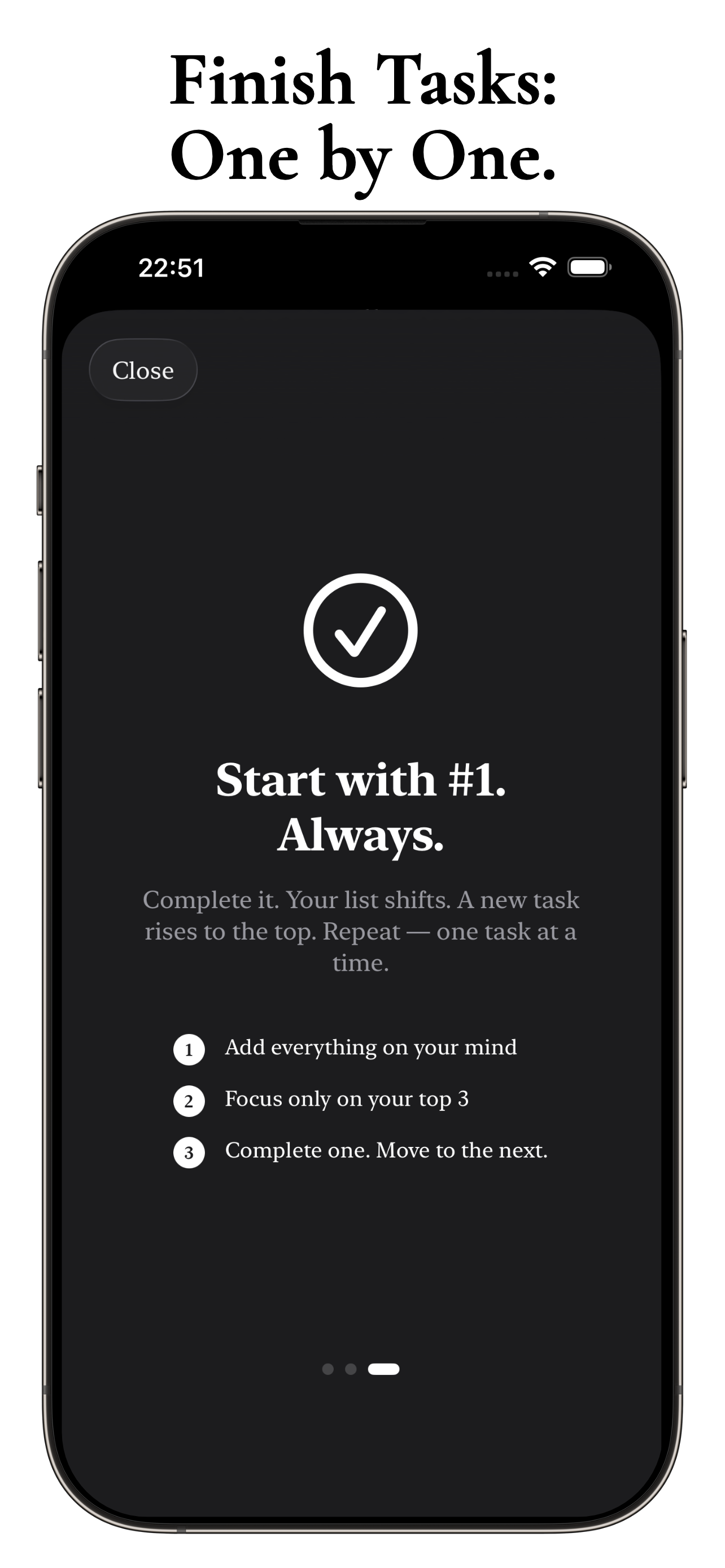 Top3Tasks - Focus your time screenshot 2
