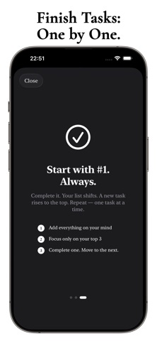 Top3Tasks - Focus your time iPhone screenshot