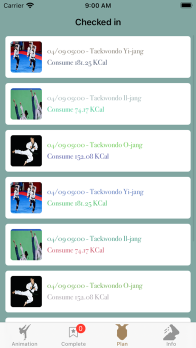 TaekwondoCheckIn Screenshot