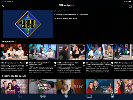 EstrellaTV: TV en Español iPad screenshot 4 - Entertainment app