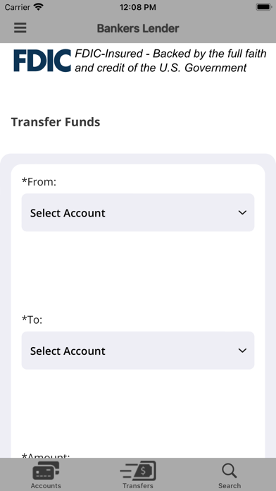Bankers Lender Screenshot