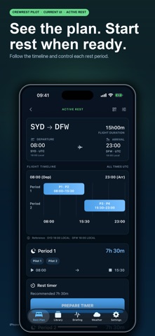 CrewRest Pilot Screenshot 2 of 9