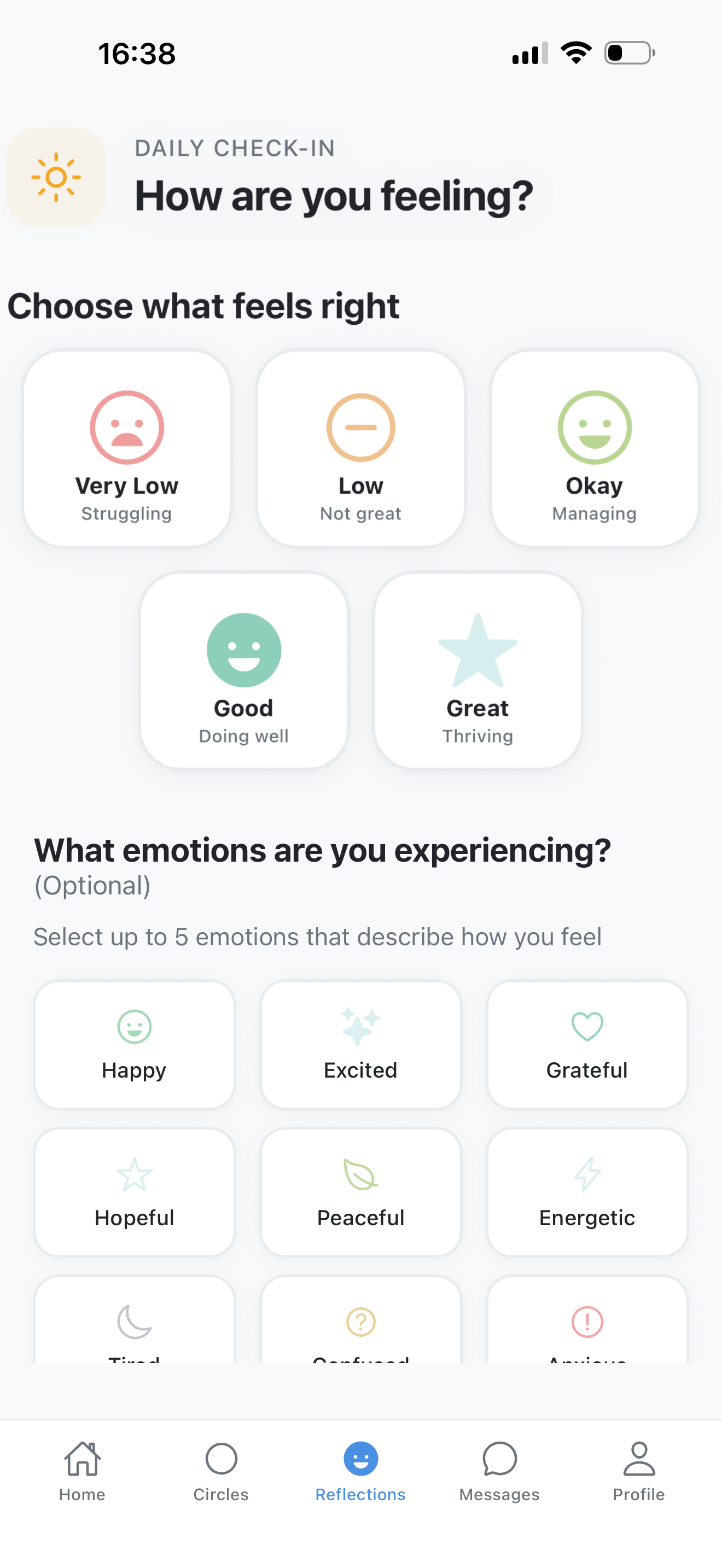 Circle: Mood & Peer Support