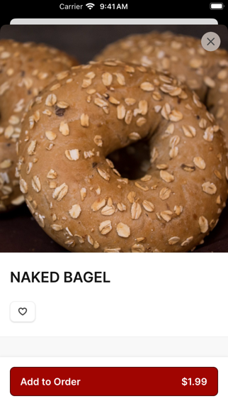 Bagel Nosh Gilbert iPhone screenshot 3 - Food & Drink app
