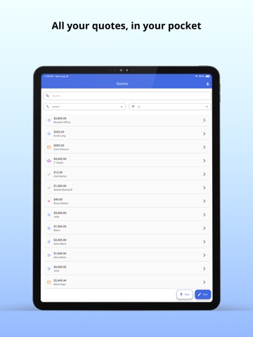 AI Estimate Maker: Orça AI iPad screenshot