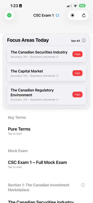 CSC Exam Prep screenshot 2