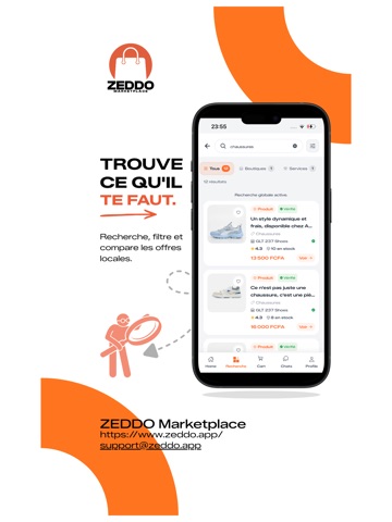 ZEDDO Marketplace iPad screenshot