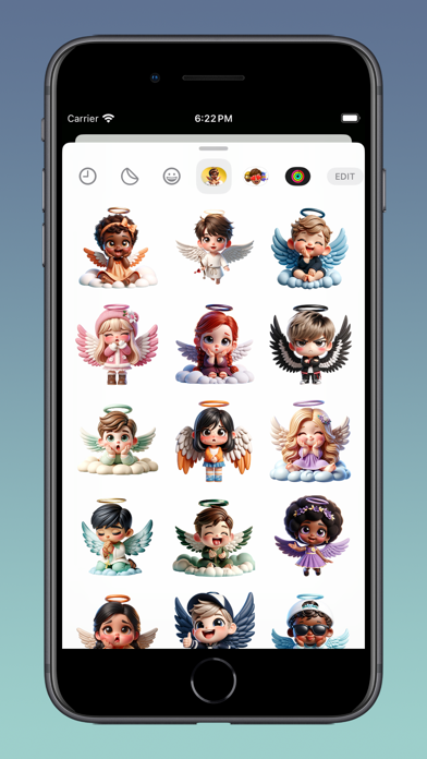 Screenshot #2 pour Little Angels Stickers