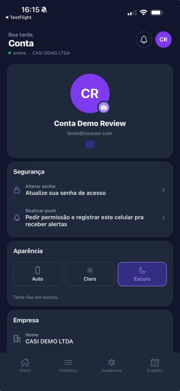 iPhone screenshot