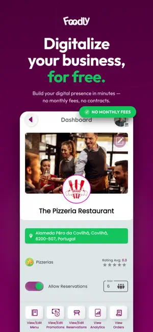 Foodly Solutions: QR Menu screenshot 1