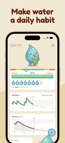 Water tracker WaterChamp Screenshot 1 of 6