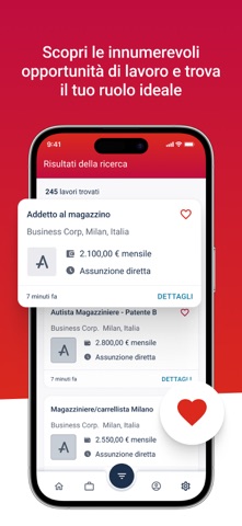 Adecco iPhone screenshot 2