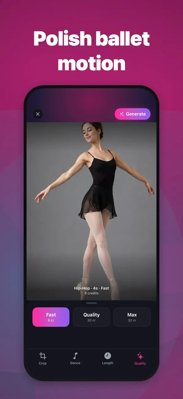 Screenshot #1 pour AI Dance Video Maker: PopOff
