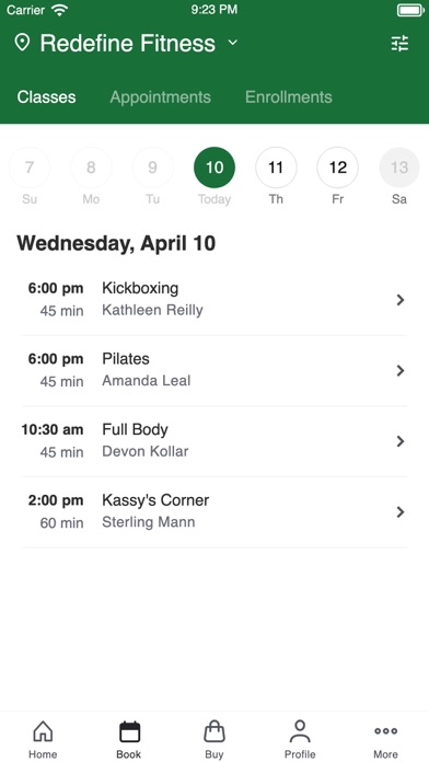 Redefine Fitness Screenshot