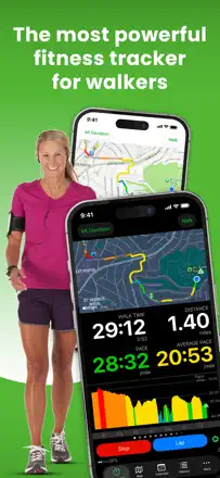 Walkmeter Walking & Hiking GPS: Screenshot 1 von 9