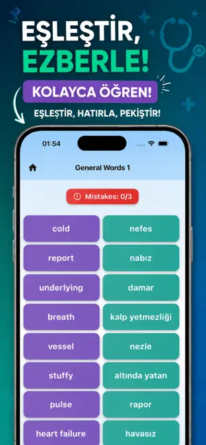 YÖKDil Sağlık Kelime Bulma screenshot 3