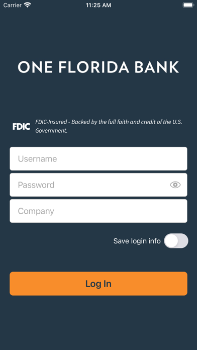 One Florida Mobile Deposit Screenshot