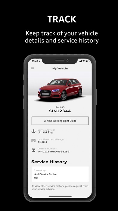 Audi Service SG Screenshot