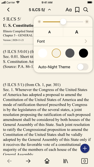 Screenshot #3 pour Illinois Compiled Statutes