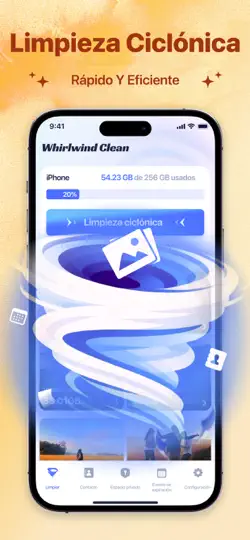 Captura de pantalla de Whirlwind Clean: Cleanup Space en iPhone 1