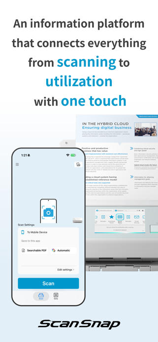 ScanSnap Home：Scan・PDF・OCR Screenshot 1 of 7