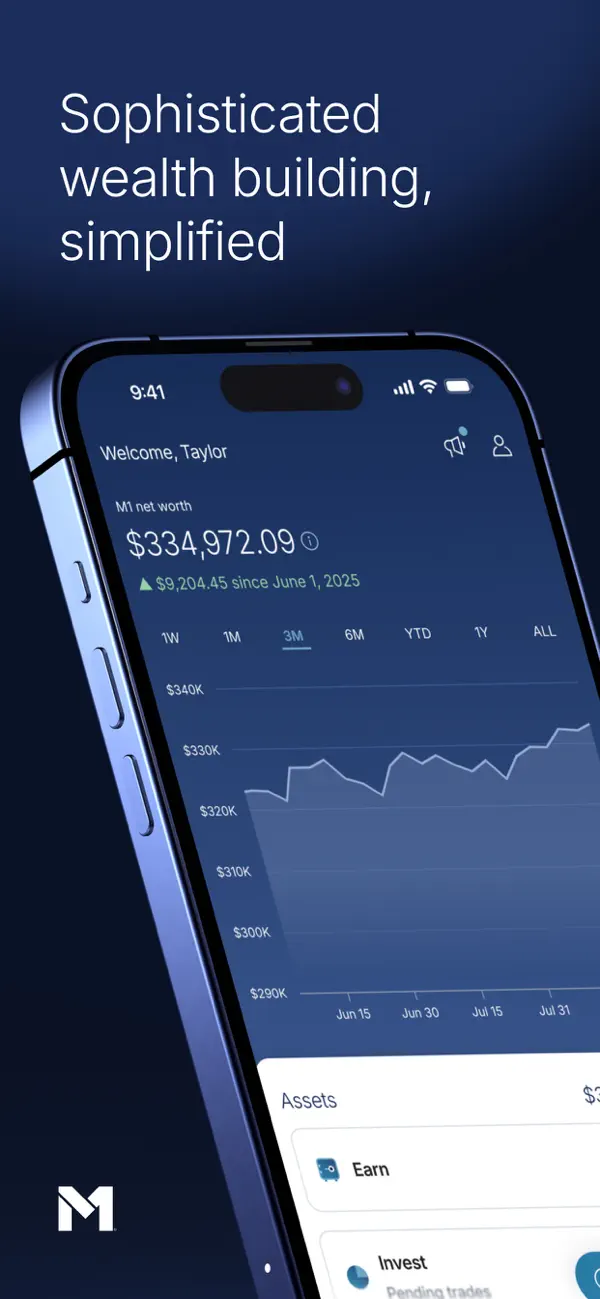 #1. M1: Invest & Bank Smarter (iOS) Által: M1 Finance LLC