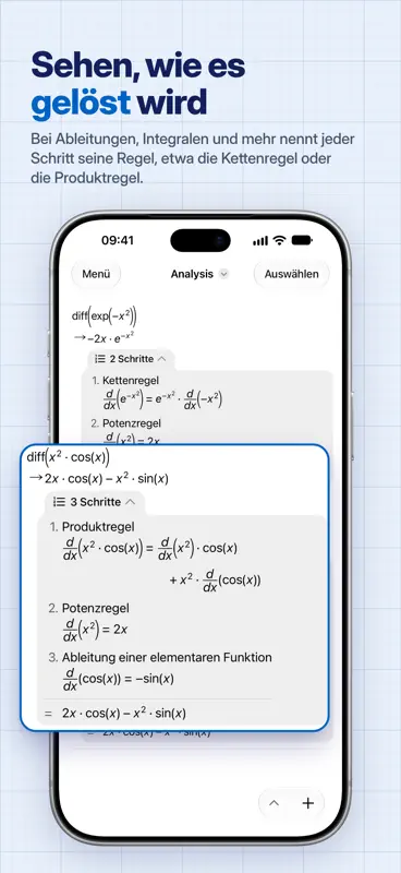 PocketCAS Mathematik-Rechner screenshot 3 of 10