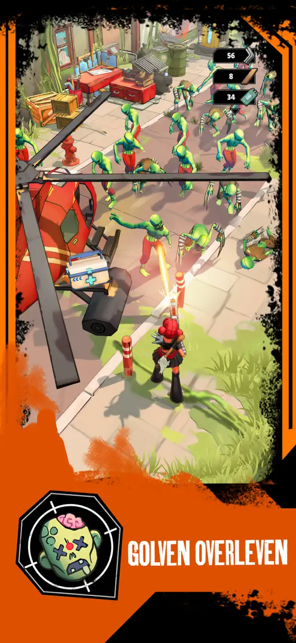 Zombiepunk: Fight & Survive iOS Mod IPA screenshot 2 - iOS game interface
