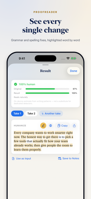 AI Text Rewriter: Humanize Screenshot 4 of 8