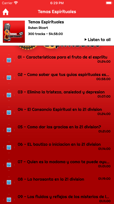 Temas Espirituales Screenshot