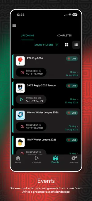 Fan Stream TV ZA iPhone screenshot 3