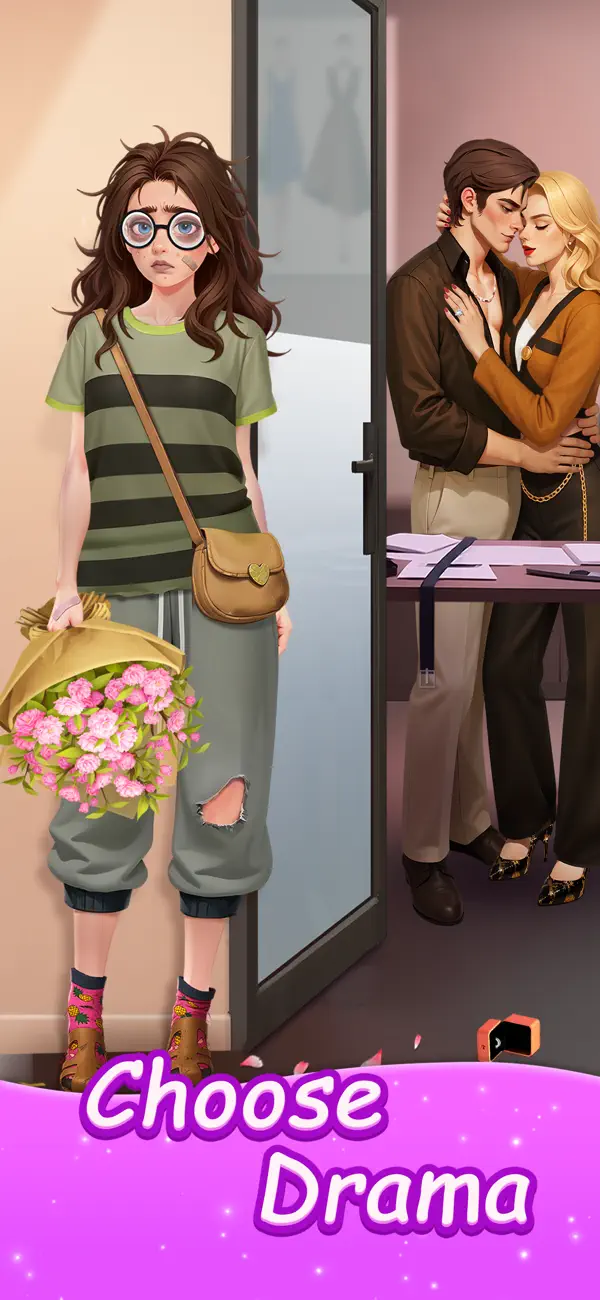 Merge Fashion: Romance Story iOS Mod IPA screenshot 2 - iOS game interface