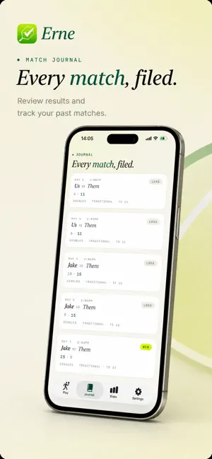 Erne: Pickleball Scoreboard screenshot 4