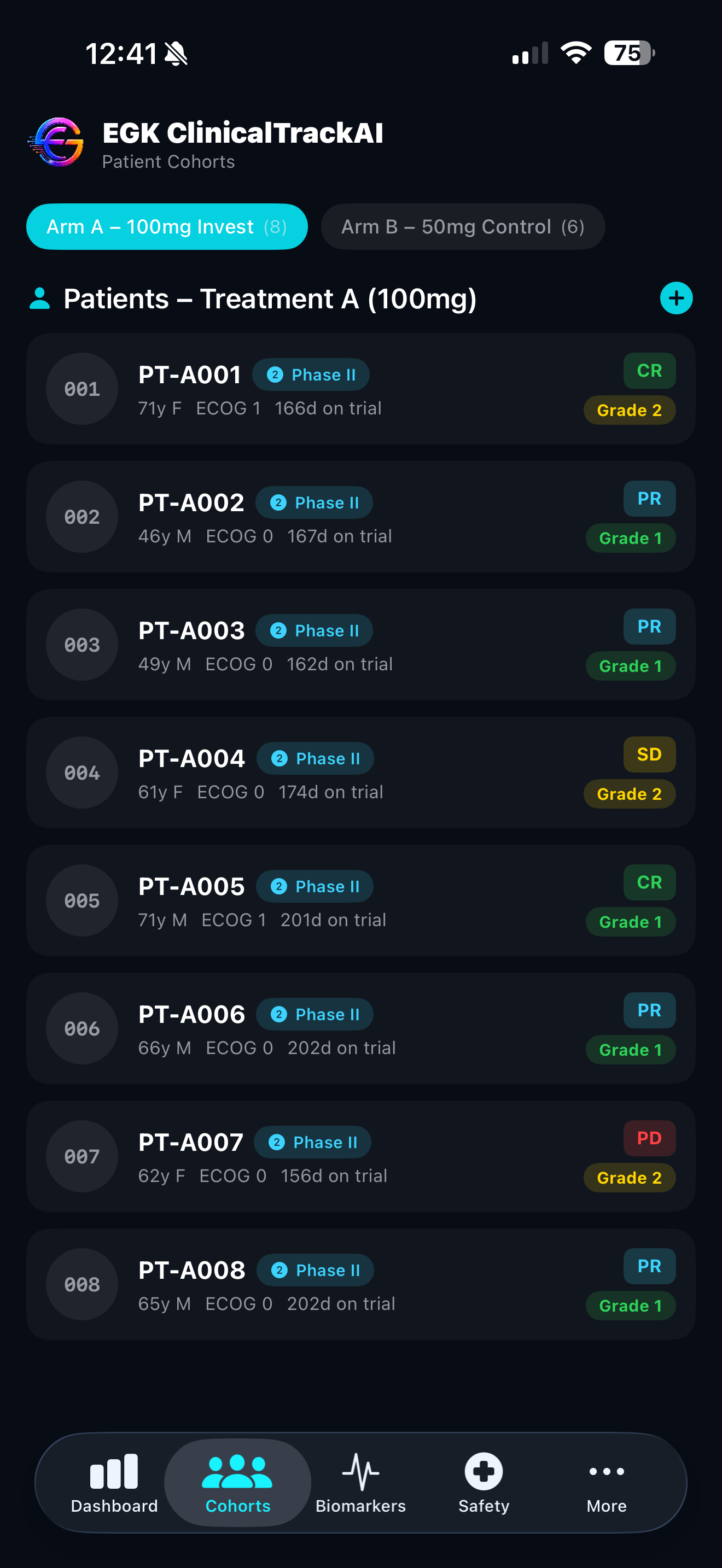 EGK ClinicalTrackAI screenshot 10