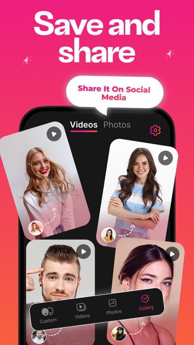 Face Swap : AI Video Generator iPhone screenshot 7 - Photo & Video app