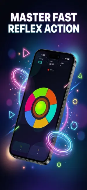 Glow Spin: Neon Reflex Game screenshot 2