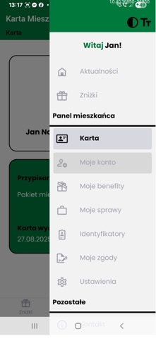 Karta Mieszkańca Kościerzyny screenshot