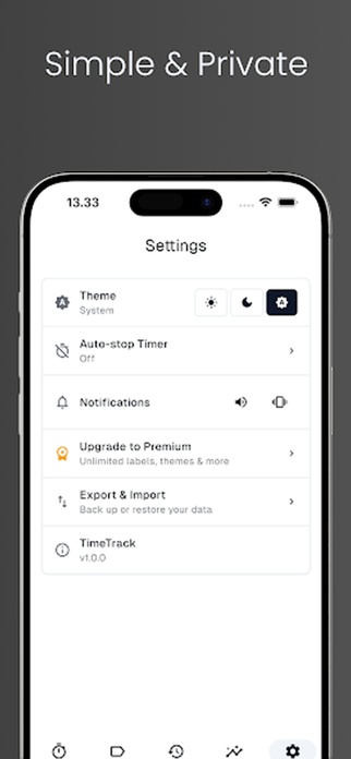 TimeTrack: Work & Study Timer Screenshot 6 of 8