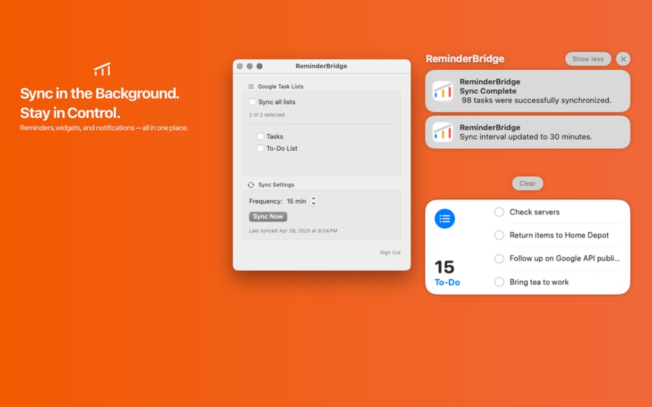 #2. ReminderBridge (macOS) 由: Aeriform,LLC