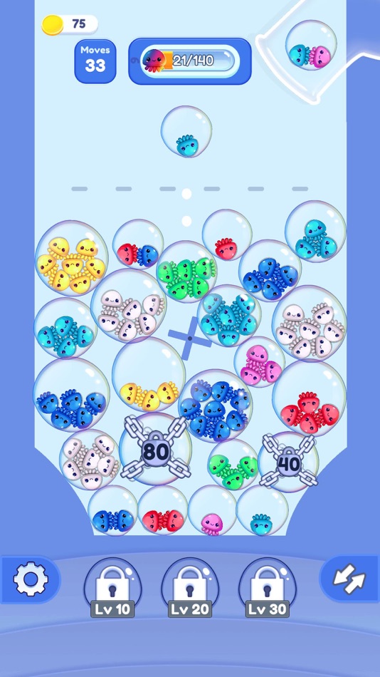 #6. Drop & Sort Jellyfish (iOS) By: Voodoo