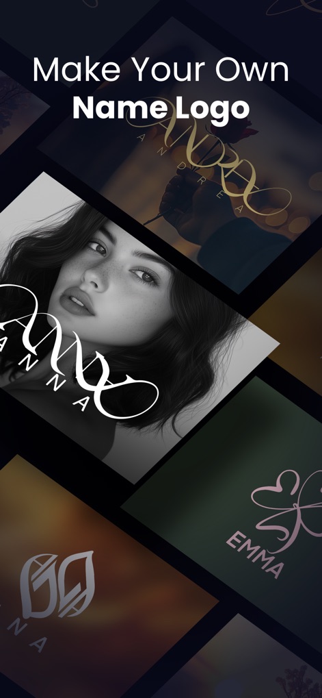 Arvin®: AI Product Photo Maker - This tool enables users to create unique name logos, from elegant script styles to personalized designs, showcasing diverse font choices and background options.