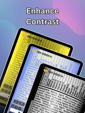 Magnifier: Reading Glasses iPad screenshot