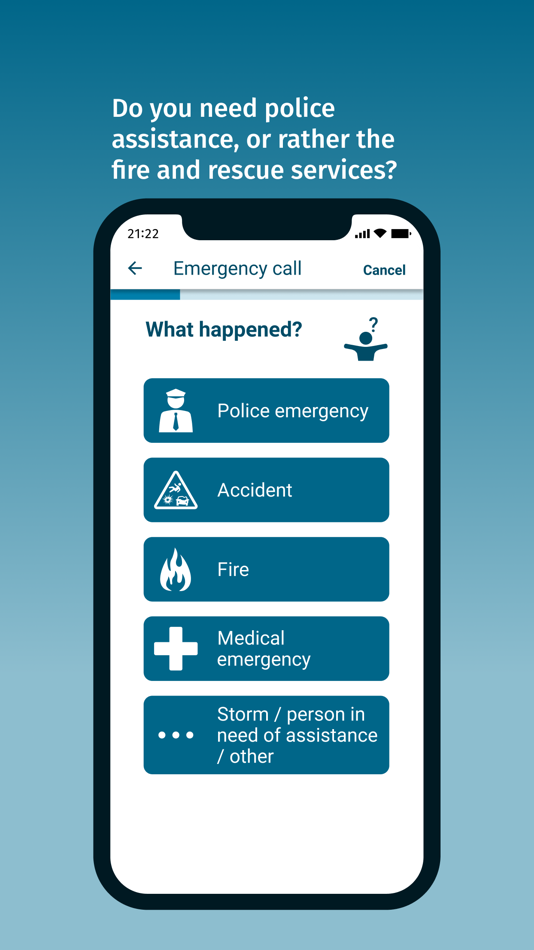 #5. nora - Emergency Call App (iOS) 由: Ministerium des Innern des Landes Nordrhein-Westfalen