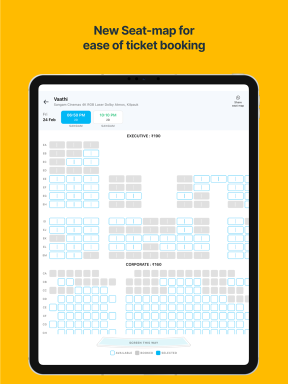 Screenshot #6 pour TicketNew: Book Movie Tickets